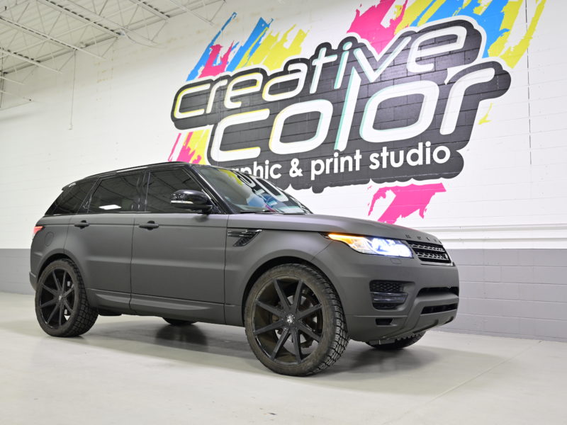 Vehicle Color Change Vinyl Wrap