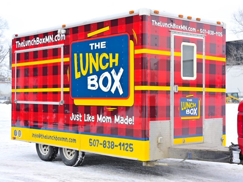 Food Trailer Vinyl Wrap - business vehicle wraps
