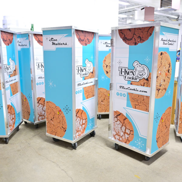 T-Rex Cookie Display Cart - Vinyl Wraps