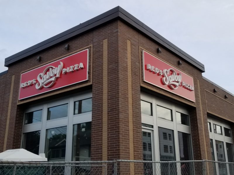 Red's Savoy Pizza Illuminated LED Channel Letter Signs