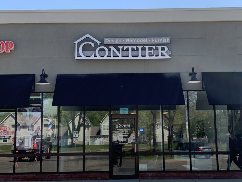 Contier Illuminated LED channel letters - outdoor business sign