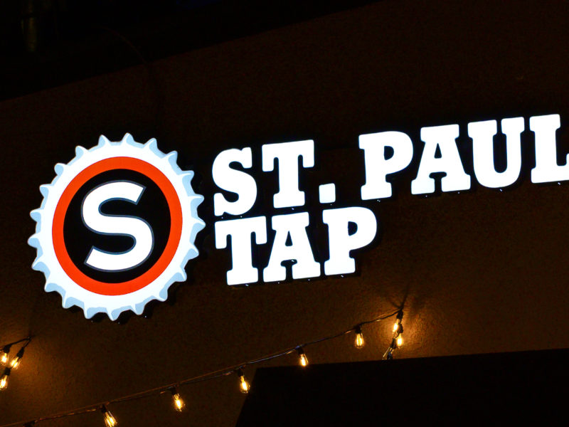 St. Paul TapIlluminated LED channel letter sign
