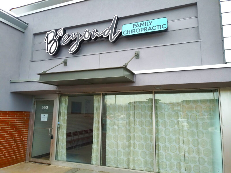 Beyond Chiropractic - Illuminated Channel Letter Sign