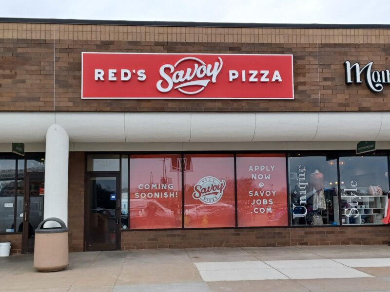 Reds Savoy Pizza - Illuminated Sign