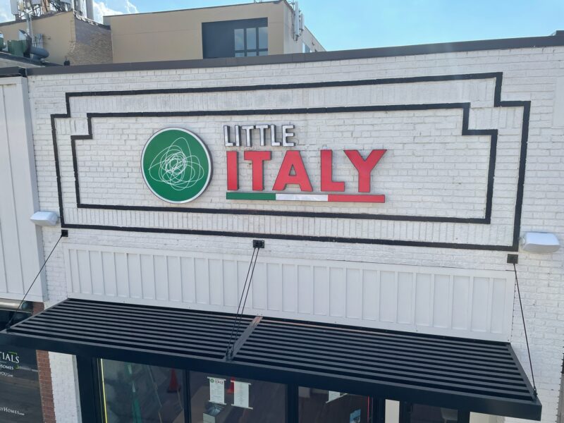 Little Italy - Individual Channel Letter Sign