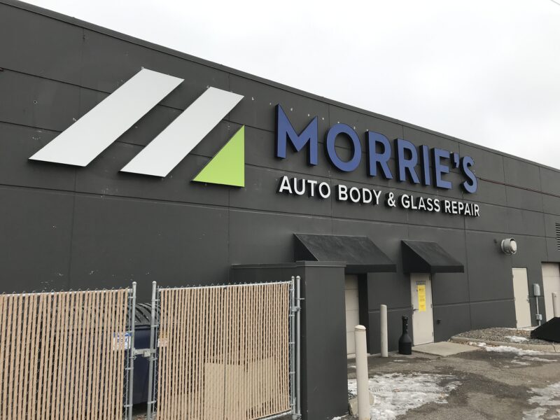 Morries Autobody - Illuminated Channel Letter Sign