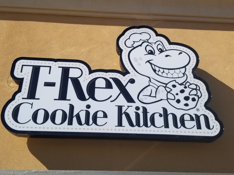 TRexCookieKitchen - Illuminated Cabinet Sign
