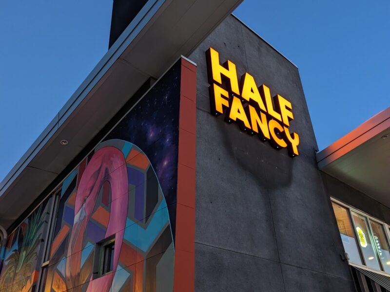 Half Fancy Illuminated Channel Letters